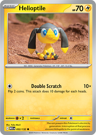 Helioptile Mega Evolution Common #052/132