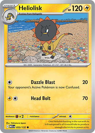 Heliolisk Mega Evolution Common #053/132