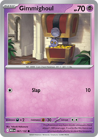 Gimmighoul Mega Evolution Common #067/132
