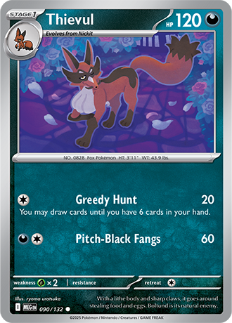 Thievul Mega Evolution Common #090/132