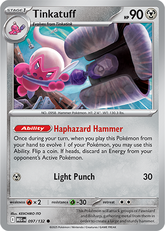 Tinkatuff Mega Evolution Common #097/132