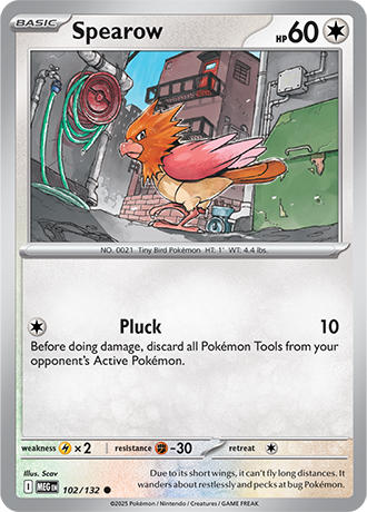 Spearow Mega Evolution Common #102/132