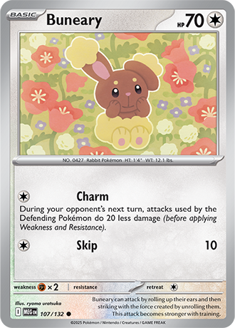 Buneary Mega Evolution Common #107/132