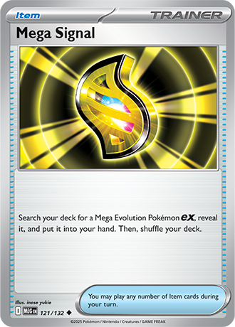 Mega Signal Mega Evolution Uncommon #121/132