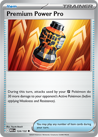 Premium Power Pro Mega Evolution Uncommon #124/132
