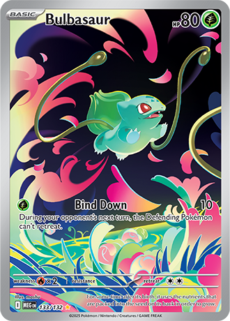 Bulbasaur Mega Evolution Illustration Rare #133/132