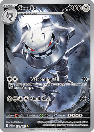 Steelix Mega Evolution Illustration Rare #150/132