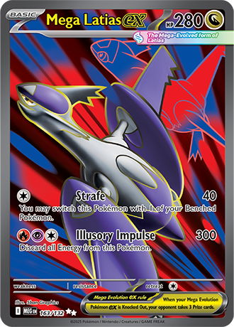 Mega Latias ex #163/132 Ultra Rare - Mega Evolution Pokemon card