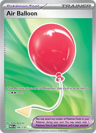 Air Balloon #166/132 Ultra Rare - Mega Evolution Pokemon card