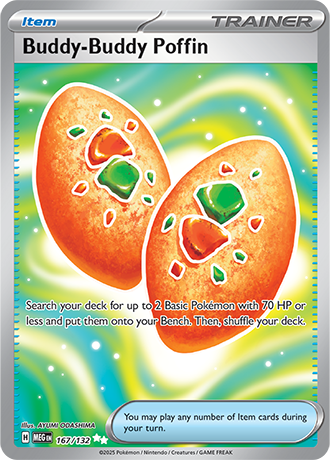 Buddy-Buddy Poffin Mega Evolution Ultra Rare #167/132
