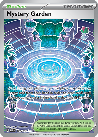 Mystery Garden #172/132 Ultra Rare - Mega Evolution Pokemon card