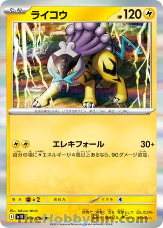 Raikou #030 Rare - Mega Symphonia Japanese Pokemon card