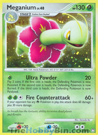 Meganium Mysterious Treasures Holo Rare #13/123