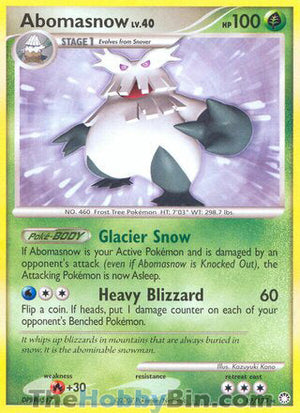 0019 Abomasnow Rare Mysterious Treasures