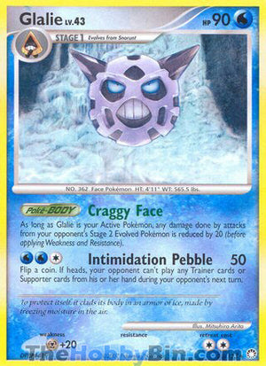 0025 Glalie Rare Mysterious Treasures