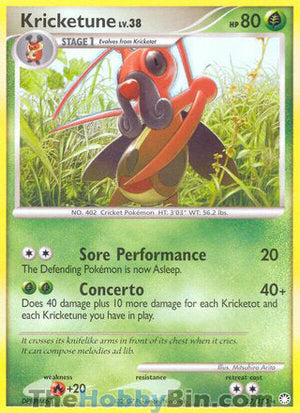 0027 Kricketune Rare Mysterious Treasures