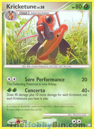 0027 Kricketune Rare Mysterious Treasures