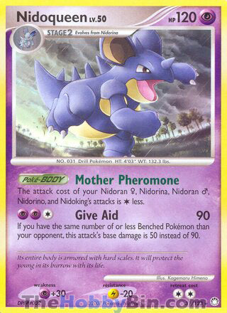 Nidoqueen #31/123 Rare - Mysterious Treasures Pokemon card