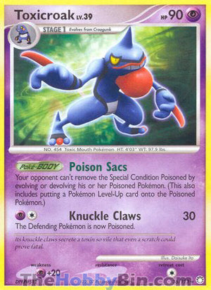 0036 Toxicroak Rare Mysterious Treasures