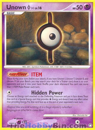 Unown [I] Mysterious Treasures Rare #37/123