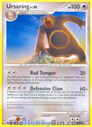 0038 Ursaring Rare Mysterious Treasures