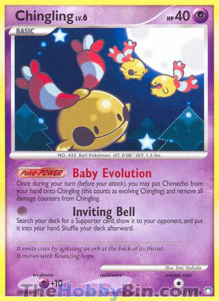 Chingling #42/123 Uncommon - Mysterious Treasures Pokemon card