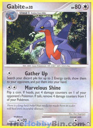 0048 Gabite Uncommon Mysterious Treasures