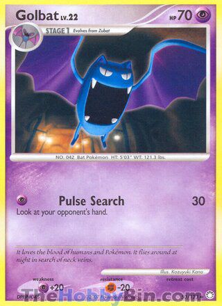 Golbat #50/123 Uncommon - Mysterious Treasures Pokemon card