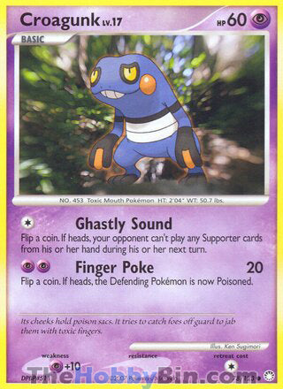 Croagunk #78/123 Common - Mysterious Treasures Pokemon card