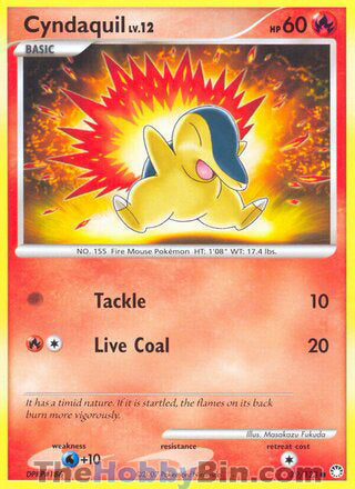 Cyndaquil #79/123 Common - Mysterious Treasures Pokemon card