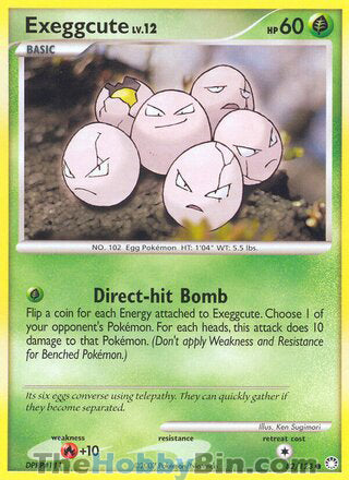 Exeggcute #82/123 Common - Mysterious Treasures Pokemon card
