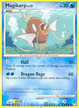 Magikarp #89/123 Common - Mysterious Treasures Pokemon card