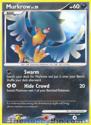Murkrow #90/123 Common - Mysterious Treasures Pokemon card
