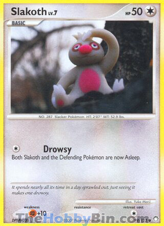 Slakoth #99/123 Common - Mysterious Treasures Pokemon card