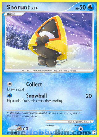 Snorunt #100/123 Common - Mysterious Treasures Pokemon card