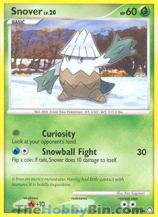 Snover Mysterious Treasures Common #101/123