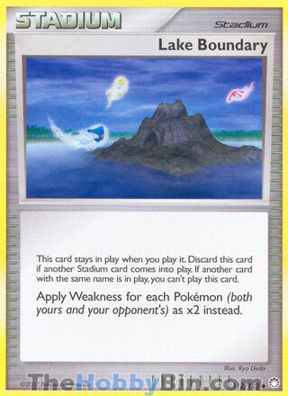 Lake Boundary #112/123 Uncommon - Mysterious Treasures Pokemon card