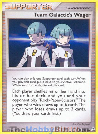 Team Galactic's Wager Mysterious Treasures Uncommon #115/123