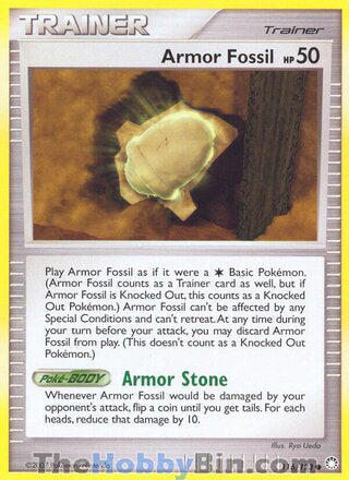 Armor Fossil Mysterious Treasures Common #116/123