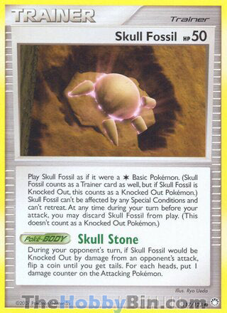 Skull Fossil Mysterious Treasures Common #117/123