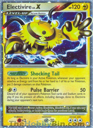 Electivire LV.X Mysterious Treasures Ultra Rare #121/123