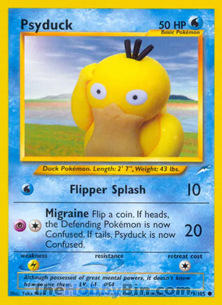 0079 Psyduck Common Neo Destiny