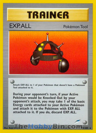 EXP.ALL #93/105 Rare - Neo Destiny Pokemon card