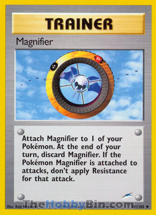 Magnifier #101/105 Uncommon - Neo Destiny Pokemon card