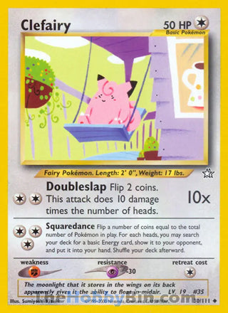 Clefairy Neo Genesis Unlimited Uncommon #30/111