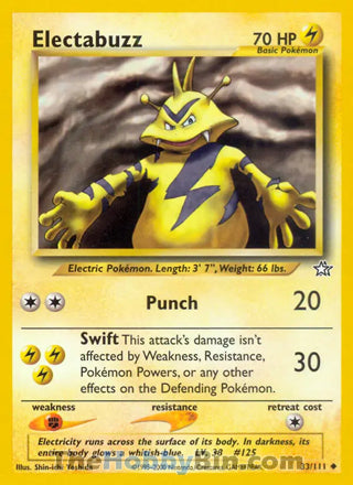 0033 Electabuzz Uncommon Neo Genesis