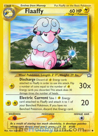 0034 Flaaffy Uncommon Neo Genesis