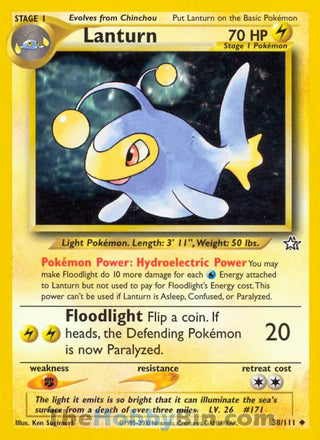0038 Lanturn Uncommon Neo Genesis