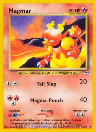 0040 Magmar Uncommon Neo Genesis