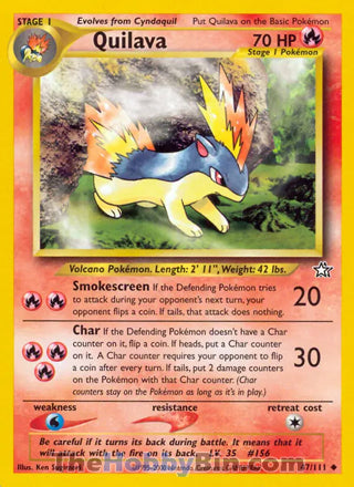 0047 Quilava Uncommon Neo Genesis